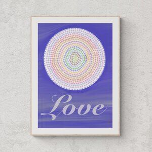 Love Abstract Art | Modern Wall Art Decor | Minimalist Digital Print